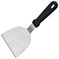 Miniatyrbillede 1 af 5: 2 stk. Rustfrit Stål Spatel Grill Spatel Skraber Pandekage Vendespatel Spatel Turner Til Teppanyaki Udendørs Grill BBQ Madlavningsredskaber 2