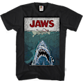 Miniatyrbillede 1 af 5: Lined Poster Jaws T-shirt XXL