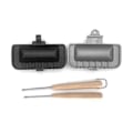 Miniatyrbillede 5 af 5: Pølsebrødrister, dobbeltsidet sandwichpande, ostemaker sandwichmaker flip pande, camping fr