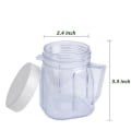 Miniatyrbillede 3 af 5: Blender reservedele, 4937 mini osterizer blender krukke tilbehør, kop mini plastik krukke