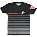 Miniatyrbillede 1 af 5: Sublimeret Optimus Prime Stripe Transformers T-shirt M