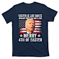 Miniatyrbillede 1 af 5: Anti Joe Biden Merry 4th Of Easter 4th Of July T-Shirt M