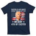 Pikkukuva 1 / 5: Anti Joe Biden Merry 4th Of Easter 4th Of July T-paita XL