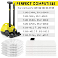 Miniatyrbild 2 av 5: Tvätthållare (4 för golvmunstycken + 4 för manuella munstycken) för Karcher Easyfix Sc2, sc3, sc4, sc5 Steam