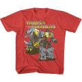 Miniatyrbillede 1 af 5: Drenge Retro Grimlock Transformers T-shirt L