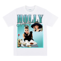 Miniatyrbilde 1 av 5: HOLLY GOLIGHTLY Hyllest T-skjorte White L