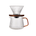 Miniatyrbild 4 av 5: Hällkaffe Droppfilter Kaffe Kanne Set Kaffeserver Kaffemaskin Kopp V02 Glas Kaffefunnel Coff
