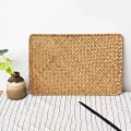 Miniatyrbilde 4 av 5: 6-pak, Naturlige Havgress Underlag, 45cm x 30cm, Håndvevde Rektangulære Rattan Underlag