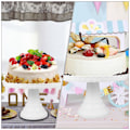 Miniatyrbillede 3 af 5: Plastik Kage Stativ Display Stativ Bryllup Dekoration Fødselsdag Kagebakke Dessert Kageværktøjer Fødselsdag P
