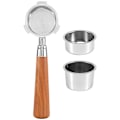 Pikkukuva 2 / 5: Ec685 Ec680 Kahvin Bottomless Portafilter 51mm Espressosuodatin 51mm 2kpl Jauhettua Kahvia