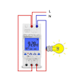 Miniatyrbillede 5 af 5: Tm928rakl smart ring meter timer med skærmdisplay 85-265V 16A