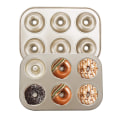 Miniatyrbillede 2 af 5: Madeleineform, non-stick donutform, 2-delt donutbageform, kulstofstål donutforme, donut barkin