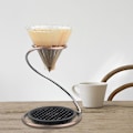 Miniatyrbild 2 av 3: Kaffe V60-set, med skruvfäste, stöd för kaffe molndelning kruka kaffe manuell stansverktyg, bror