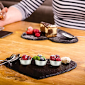 Miniatyrbillede 4 af 5: 10 stk. Pudding Kopper Mini Chokolade Kage Biscuit Pudding Form Rund Non-stick Æg Tart Form Bage
