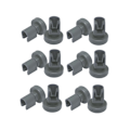 Miniatyrbilde 1 av 5: 12 stk Oppvaskmaskin Kurv Hjul For Privat Oppvaskmaskin Rulle Nedre Kurv Hjul 23mm