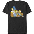 Miniatyrbilde 1 av 5: Familie-Sofa The Simpsons T-skjorte S