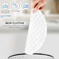 Miniatyrbilde 4 av 5: 60 stk Engangs Kluter for Deebot Ozmo T8 Støvsuger Mop Klut Mopping Matte Reservedeler