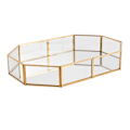 Miniatyrbillede 3 af 5: Nordisk Stil Glas Kobber Geometrisk Opbevaringskurv Enkel Stil Hjemtilbehør Organizer