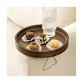Miniatyrbillede 3 af 5: Sofa Bakkebord Træ Foldbar Sofa Arm Bakke Sofa Bord TV Bord Sidebord Hjem Opbevaring Dekoration