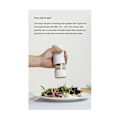 Miniatyrbilde 5 av 5: Elektrisk Kvern USB Automatisk Pepper og Salt LED Lys 5 Moduser Pepper Krydder Granulat Kvern