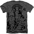 Miniatyrbillede 1 af 5: Big Print Collage Universal Monsters T-shirt M