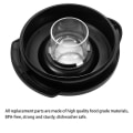 Miniatyrbilde 4 av 5: 6-kopps glassblenderlokk for Os-Ter blenderbeholder 124461-000 for Os-Ter profesjonell blenderlokk