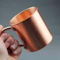 Miniatyrbilde 3 av 5: 450ml Kobberkopp Vannkopp Moskva Mule Kopp Rett Kropp Krøllete Kopp Bar Cocktailglass Ølglass