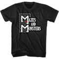 Miniatyrbillede 1 af 5: Sort Mazes And Monsters T-shirt L