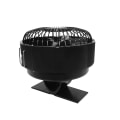 Miniatyrbillede 1 af 5: 5 Bladet Termisk Strøm Rund Ovnventilator Logtræbrænder Stille Fritstående Hjem Pejsventilator (med t