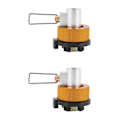 Miniatyrbild 1 av 5: 2x Konverteringsadapter Camping Gasspis Adapterventil Tank Gasomvandlare Växlare Påfyllning