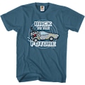 Miniatyrbillede 1 af 5: 8-Bit DeLorean Tilbage Til Fremtiden T-shirt L