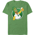 Miniatyrbilde 1 av 5: Leprechaun Homer Simpson T-skjorte S