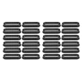 Miniatyrbillede 1 af 5: 24 stk. Ovale Tærteforme Varmebestandige Perforerede Kage Mousse Ringe Non-Stick Bageform Pie Mini C