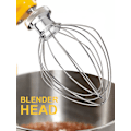 Miniatyrbillede 3 af 5: Rustfrit Stål 6 Tråds Piskeris 4,5 Qt Til KitchenAid Stand Mixer K45ww Ksm90 K45