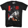 Pikkukuva 1 / 5: Luokiteltu Snake Eyes ja Storm Shadow GI Joe T-paita M