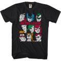 Miniatyrbilde 1 av 5: Helteansikt Justice League T-skjorte Ny S