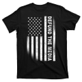 Miniatyrbillede 1 af 5: Defund The Media US Flag T-Shirt S