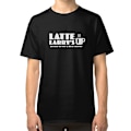 Miniatyrbilde 1 av 5: Latte Larry's \"Bedre Bønner & Ekte Scones\" T-skjorte L