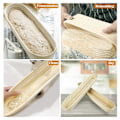 Miniatyrbild 3 av 5: 1 set oval brödform för jäsning av bröd, baguette bakform & 3 förpackningar flasköppnare, tungt utförande
