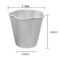 Miniatyrbild 2 av 5: 10 st fembladiga blommformade äggtartformar i aluminiumlegering, mousseformar, DIY-gelépudding