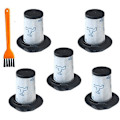 Pikkukuva 1 / 5: 5 kpl suodattimia 460 Rh92xx ja Flex 560 Rh94xx imureille, osa Zr009002