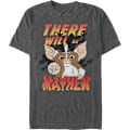 Miniatyrbillede 1 af 5: Stripe There Will Be Mayhem Gremlins T-shirt M
