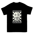 Miniatyrbillede 1 af 5: Anonym Hacker T-shirt M