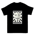 Miniatyrbillede 1 af 5: Anonym Hacker T-shirt XXXL