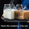 Miniatyrbild 2 av 4: 350ml Pyrex Glas Halv Pint Färsk Mjölkförpackning