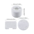Miniatyrbillede 3 af 5: Skum- og Filtfiltre til Nv42, Uv402, Uv410, Nv36, Nv36a, Nv42, Nv44, Nv46, Nv46c