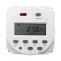 Miniatyrbillede 2 af 4: 3X ny LCD digital styringsstrømsforsyning programmerbar timer dc 12V 16A tidsrelækontakt