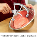 Miniatyrbilde 5 av 5: 2X 5Qt Flat Mixer for KitchenAid Station Mixing Bowl Scraper, Paddle Replacement Attachment