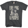 Miniatyrbilde 1 av 5: Live Long and Prosper Star Trek T-skjorte XL
