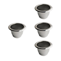 Miniatyrbild 3 av 5: 4-pack Återanvändbara Kaffe Kapslar i Rostfritt Stål, Fyllbara Kaffe Filter, Återanvändbara Kaffe Pods
